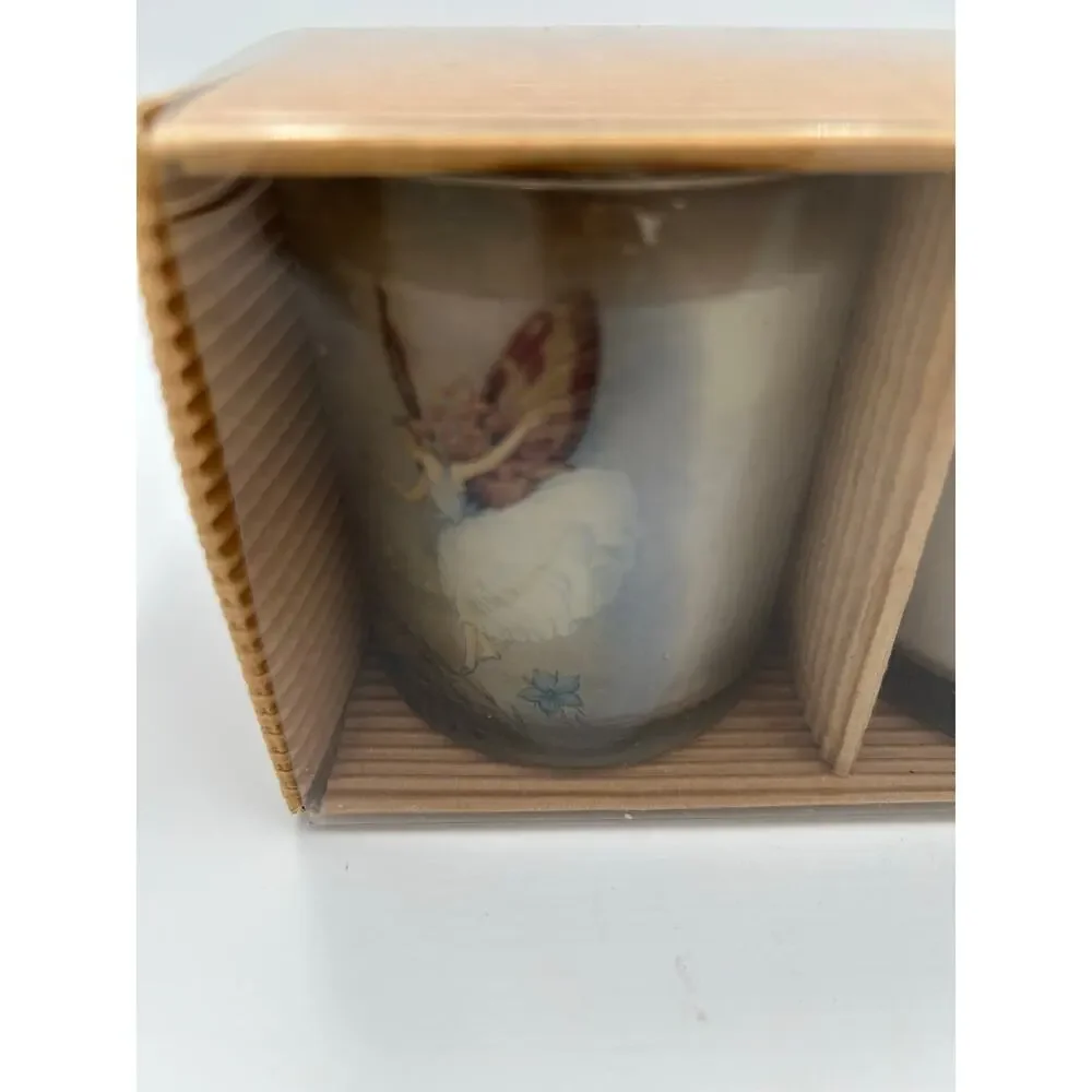 Dancing Flower Fairy Candle set with vintage gift box, whimsical fairycore